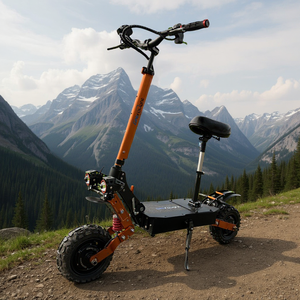 Scooter Eléctrico 2026 al por Mayor, Potente, con Amortiguación de Resorte, Faro Delantero Tipo C, 120KM, 60V, 30AH, 40AH, 11 Pulgadas, con Neumático Todoterreno - Product Image 1