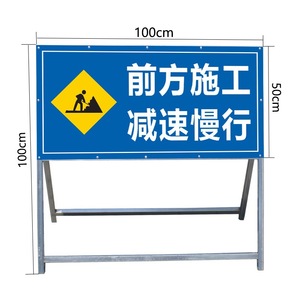 Panneau de signalisation routière réfléchissant en aluminium de 33 pouces, taille personnalisée, panneau d'avertissement pour autoroute, chemin de fer, pont - Product Image 5