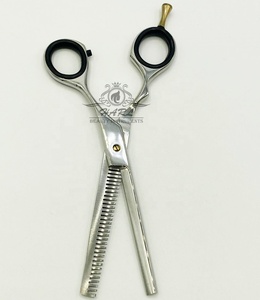 Couleur argentée professionnelle 6 ''pouces ciseaux amincissants de coiffeur en acier inoxydable ciseaux de beauté dentelés - Product Image 2