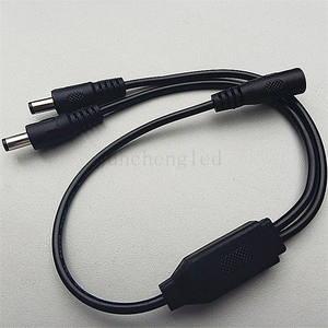 12-36V 5.5มม. * 2.1มม. 5.5*2.5มม. 1ถึง8ทางสายไฟแยกสายไฟ12V 22AWG DC สายต่อชาย1ถึง2ขั้วต่อ DC - Product Image 2