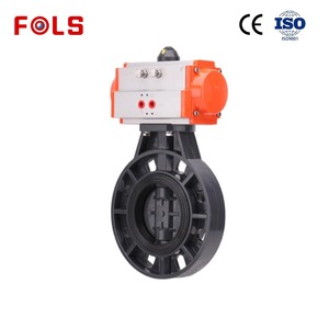 DN50-100 UPVC ชนิดหน้าแปลน ควบคุมการไหลของน้ำด้วยลม - Product Image 2