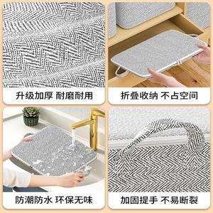Sac de rangement pour vêtements 110L 150L gris rectangulaire, anti-humidité, pour déménagement et usage domestique - Product Image 4