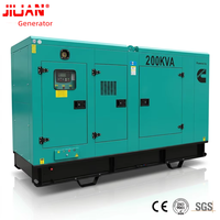 Groupe électrogène de secours ATS de type fermé 200KVA 250KVA, générateurs 160KW 200KW, moteur 6CTA8.3-G1, 50Hz, pour usine