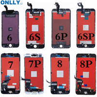 Écran tactile mobile pour iPhone LCD Xs 6 6s 6plus 6s Plus 7 8 X XR 11 12 13 14 15 16 Remplacement d'écran