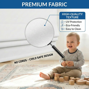 Persiana Enrollable Motorizada Inalámbrica Inteligente de Fácil Mantenimiento, Diseño Moderno, Persiana Romana Opaca para Ventanas, Instalación Integrada - Product Image 2