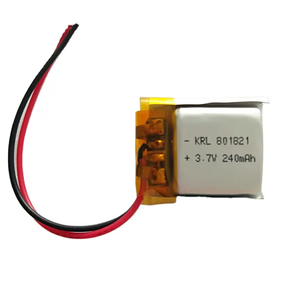 Produsen asli kantong 3.7v baterai Ion litium 240mAh 801821 baterai gelang Fitness isi ulang - Product Image 1