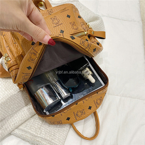 2025 Phụ Nữ Của Thiết Kế Thương Hiệu PU Ba Lô Châu Âu Và Mỹ Thư In Ấn Dây Kéo Đóng Cửa Polyester Lót Xu Hướng Thời Trang - Product Image 6