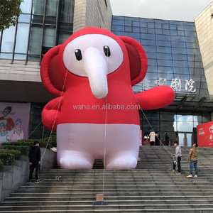 Costume de dessin animé d'éléphant gris gonflable de la marque WAHA, nouveau, en tissu Oxford, taille 2m x 3m, utilisation intérieure/extérieure - Product Image 3