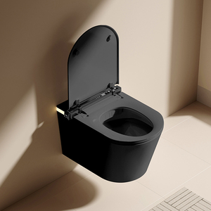 S005 <span class=keywords><strong>WC</strong></span> intelligent mural allongé avec application et télécommande, siège chauffant, séchage à air chaud, veilleuse, design moderne en céramique - Product Image 5
