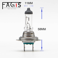 Fagis H7 12v 100w phare de voiture lampe PX26D Auto ampoule halogène couleur claire UV verre de Quartz