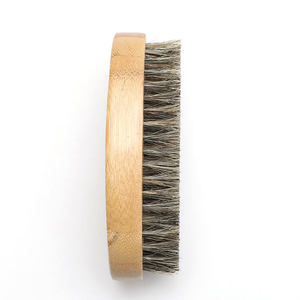 Brosse à barbe pour homme en poils <span class=keywords><strong>de</strong></span> sanglier naturels avec manche en bois, peigne <span class=keywords><strong>de</strong></span> toilettage pour <span class=keywords><strong>moustache</strong></span> et barbe, format <span class=keywords><strong>de</strong></span> poche pour la maison - Product Image 2