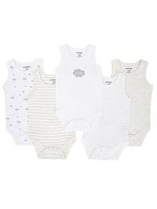 Mameluco Informal Estampado 100% Algodón para <span class=keywords><strong>Bebé</strong></span> Recién Nacido con Cierre de Botones y Estampado de Dibujos Animados - Product Image 3
