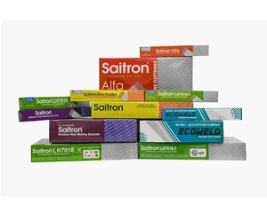 Électrodes de soudage SAITRON LH E7016 à faible teneur en hydrogène pour la fabrication et la construction d'acier structurel haute résistance - Product Image 2