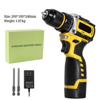 Perceuse électrique au lithium sans balais approuvée CE perceuse électrique 16.8v petit pistolet en acier grande capacité haute puissance perceuse à main
