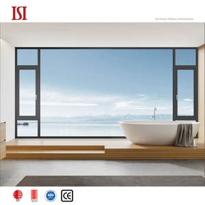 Fenêtres à battant à ouverture vers l'extérieur à <span class=keywords><strong>vision</strong></span> ultra large d'inspiration minimaliste de marque supérieure Technologie cachée hybride en alliage d'aluminium pour - Product Image 3