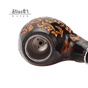 Eliao Màu Sắc Ngẫu Nhiên Mới Cá Tính Hút Thảo Mộc Ống Nhựa Khắc Sáng Tạo Ống Hút Thuốc Lá - Product Image 5