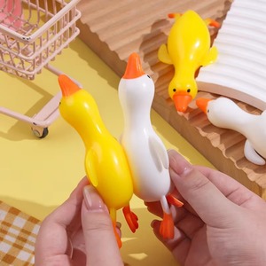 <b>Squishy</b> Duck Memory EVA Filling Toy TPR Design Fidget Stretchy Swan Decompression Toy for Age 5-7 Years - Product Image 5
