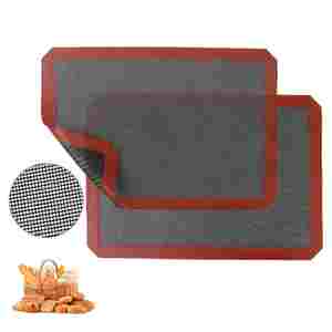 High Quality Nonstick <b>Silicone</b> Bread <b>Baking</b> Mat Oven Liner Perforated Steaming Mesh Pad Perforating <b>Silicone</b> <b>Baking</b> Mat - Product Image 1