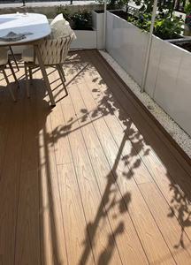 Plancher en bois composite de qualité supérieure, <span class=keywords><strong>prix</strong></span> de gros direct usine Chine, échantillon personnalisé, antidérapant, grain de bois brossé carré, <span class=keywords><strong>IPE</strong></span> - Product Image 3