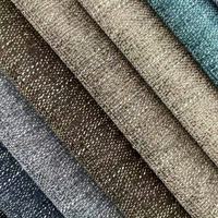 Fabricant chinois en gros – Tissu 100 % polyester teint multicolore imitation denim haut de gamme résistant à l'eau pour revêtement de canapé et intérieur de voiture