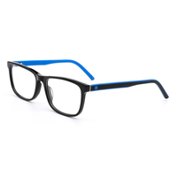BONA Lunettes unisexes en acétate de feuille de haute qualité avec jambes en caoutchouc Lunettes optiques avec nouveau design Monture de lunettes pour hommes
