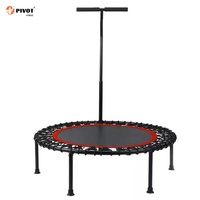 Équipement de plein air, trampoline de 40 pouces, mini trampoline réglable en hauteur, lit de saut, rebondisseur à bungee pour adultes et enfants
