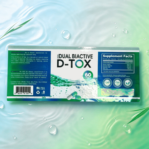 Etiqueta adhesiva impermeable de PET con diseño personalizado del fabricante, impresión de logotipo personalizado para caja de cápsulas de vitaminas - Product Image 3