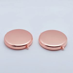 Support Customized Logo 65mm Circular Metal Makeup <b>Mirror</b> Printing Laser Advertising Gift Folding Portable Smooth <b>Mirror</b> - Product Image 4