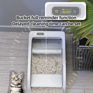 OEM-Fabrik tuya smart app-Steuerung Katzentoilette große Sicherheit intelligente automatische Katzenklo - Product Image 4
