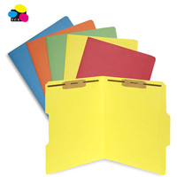 50 Pack 1/3 reforzado ficha carpeta Durable 2 puntas colores surtidos de fijación
