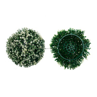 Pas cher décoration artificielle boule d'herbe verte