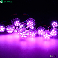 SHIJI 26mm 3pcs 5050 Rgb Cabochon LED Point Light Source GS8206 UCS1903 Dot Pixel Led Light Fun Amusement Light