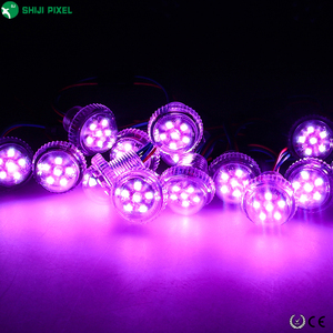 Shiji 26Mm 3Pcs 5050 RGB Cabochon LED Điểm Nguồn Ánh Sáng Gs8206 Dot Pixel LED Ánh Sáng Vui Vẻ Vui Chơi Giải Trí Ánh Sáng - Product Image 5