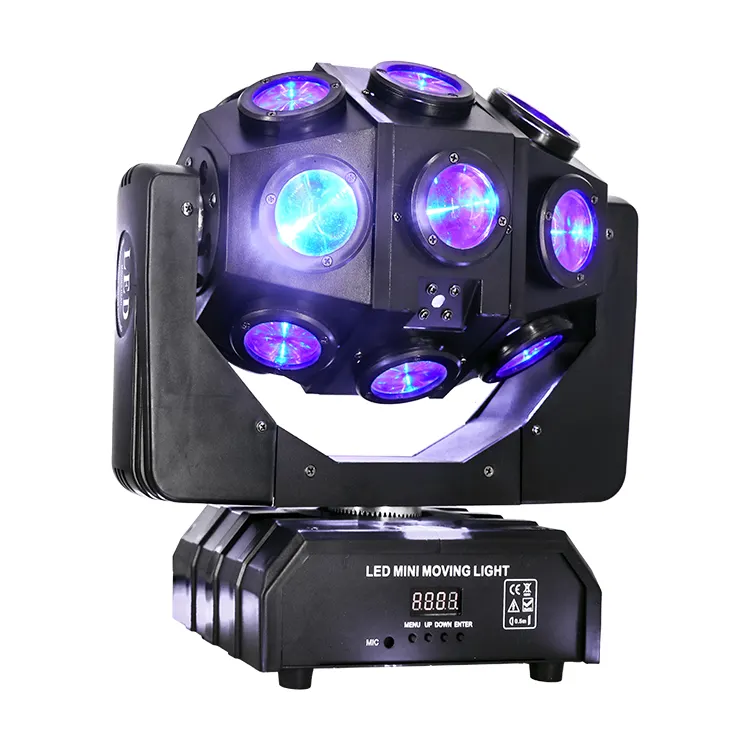 Dj Disco Event Verlichting 18Pcs 10W Rgbw 4 In1 Disco Led Beam Laser Moving Dj Podium Verlichting