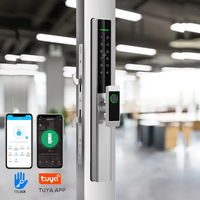 Serrure de porte intelligente TTlock pour immeuble résidentiel Locstar 2026, serrure ultra-étroite avec contrôle par application BLE et empreinte digitale