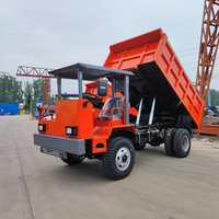 Mini camion à benne basculante de 3 tonnes Nouveau petit camion à benne basculante à trois roues Mini camion à benne basculante de 3 tonnes Petit camion à benne basculante 4Wd