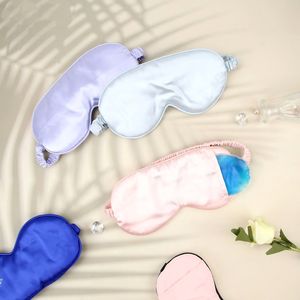 <span class=keywords><strong>Masque</strong></span> de sommeil personnalisé en coton occultant <span class=keywords><strong>avec</strong></span> gel rafraîchissant et sangle élastique pour soulager les migraines et les <span class=keywords><strong>yeux</strong></span> gonflés – Idéal pour l'hôtel et les voyages - Product Image 5