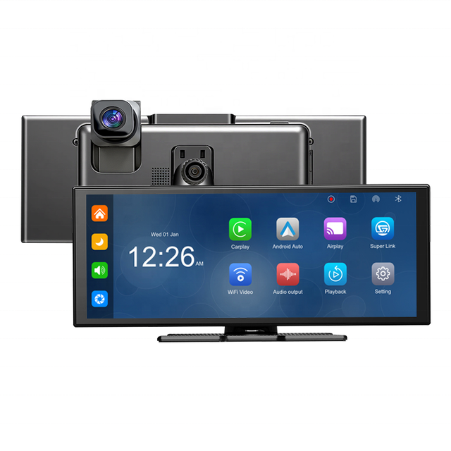 10.25 Inch Smart Car Screen High-Definition DVR GPS Navigation Android Auto Carplay Mirror Link Wifi MP5 Carplay Monitor USB