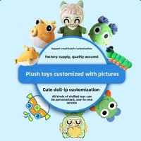 Jouets en peluche personnalisés en polyester doux à faible MOQ, fabrication OEM/ODM, poupées en peluche sur mesure, cadeau d'anniversaire idéal