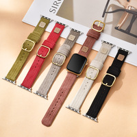Nouveau bracelet en cuir automne-hiver en velours doux pour Apple Watch S10applewatch987654