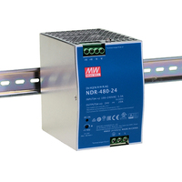 Alimentation électrique sur rail DIN Mean Well NDR-480-48 DC48V