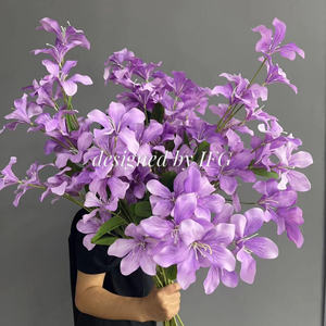 IFG Floral Shop Suministros Jardín de Monet Arreglos de seda botánicos tropicales Flores de imitación para boda - Product Image 6