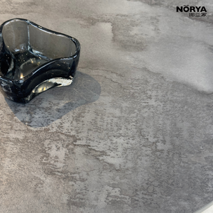 NORYA Modern Round Side <strong>Table</strong> Durable HPL Top with Elegant <strong>Black</strong> Metal Base <strong>Small</strong> Coffee <strong>Table</strong> for Living Room \u0026 Bedroom - Product Image 4