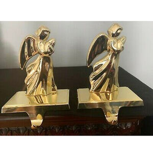 Antique Gold Aluminum <b>Stocking</b> <b>Holder</b> Best Seller fairy Shape Decor - Product Image 1