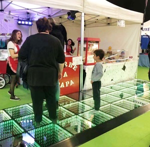 Giá Rẻ Chiếu Sáng Abs 3D Led Night Club Bar Dây Sàn Nhảy Cho Các Sự Kiện Lớn - Product Image 2