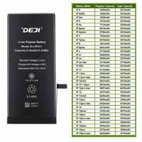 DEJI repart memperbaiki baterai seluler sederhana untuk ponsel pintar iphone 11 dengan baterai besar