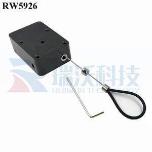 RUIWOR RW5926 Cuboïde Câble Fermeture À Cliquet fonction en option Plus Réglable Boucle De Fil Enduit de Silicone Tuyau - Product Image 5