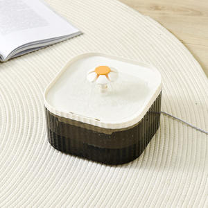 Dispenser Air Minum Hewan Peliharaan Desain Bulat Plastik Otomatis Ramah Lingkungan 2.5L Merk Pribadi untuk Kucing, Dioperasikan dengan Baterai, Penggunaan Dalam Ruangan - Product Image 4