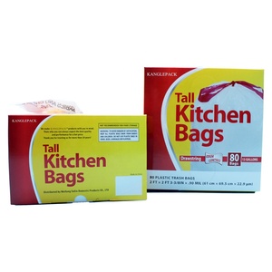 Bolsas de <span class=keywords><strong>Basura</strong></span> Blancas para Cocina, 13 Galones, con Cordón, Resistentes, 0.9 Mil, Paquete de 300 Unidades, para Hogar y Oficina, Venta al Por Mayor - Product Image 4