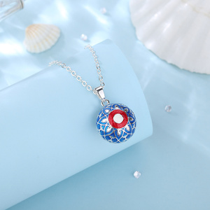 Merryshine flor que timbre de las mujeres mexicanas harmoni bola embarazo collar - Product Image 6